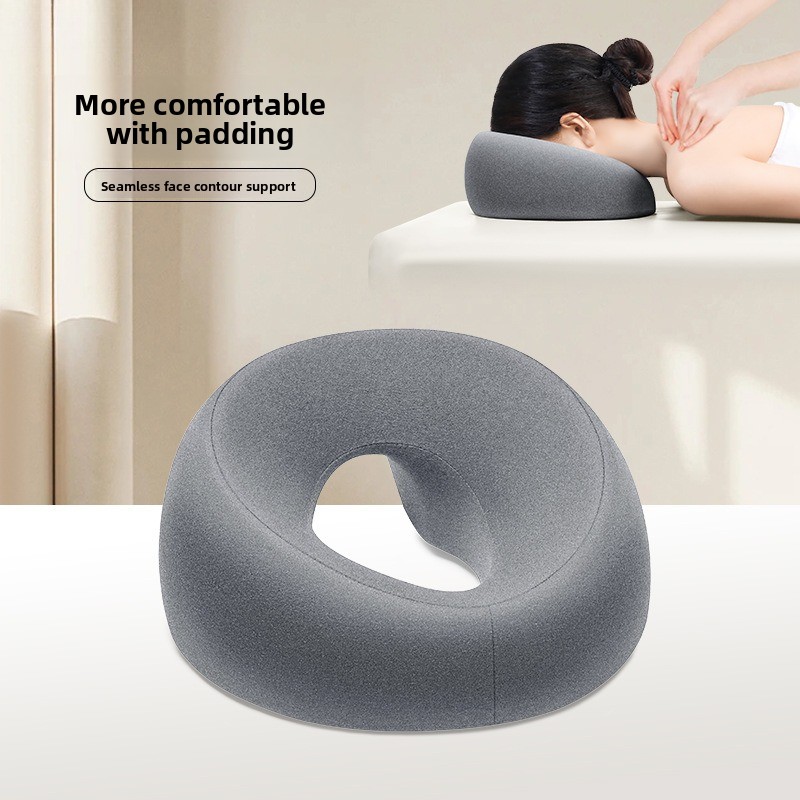Spa Massager - หมอนรองศีรษะเมมโมรี่โฟมสำหรับเตียงนวด หมอนรองนอนคว่ำสำหรับร้านเสริมสวย พร้อมช่องสำหรับใบหน้า หมอนรองเตียงนวดสปาที่นุ่มสบาย