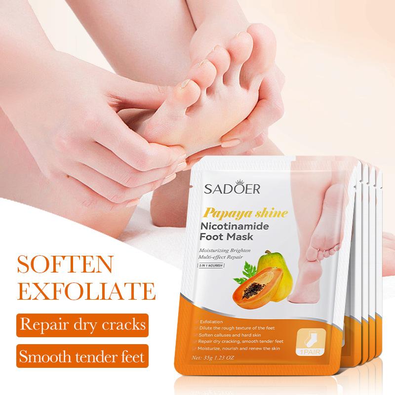 มาส์กเท้าผลไม้ SADOER 1 คู่ มา - Foot Spa บทวิจารณ์และราคา