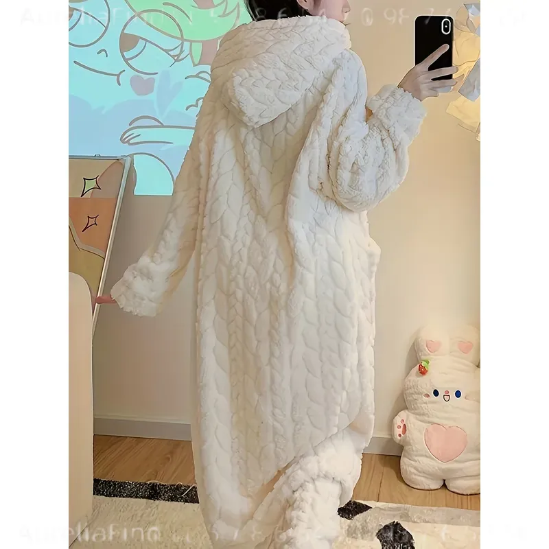 เสื้อคลุมผ้าฟลานเนลสำหรับผู้หญ - Bathrobe บทวิจารณ์และราคา